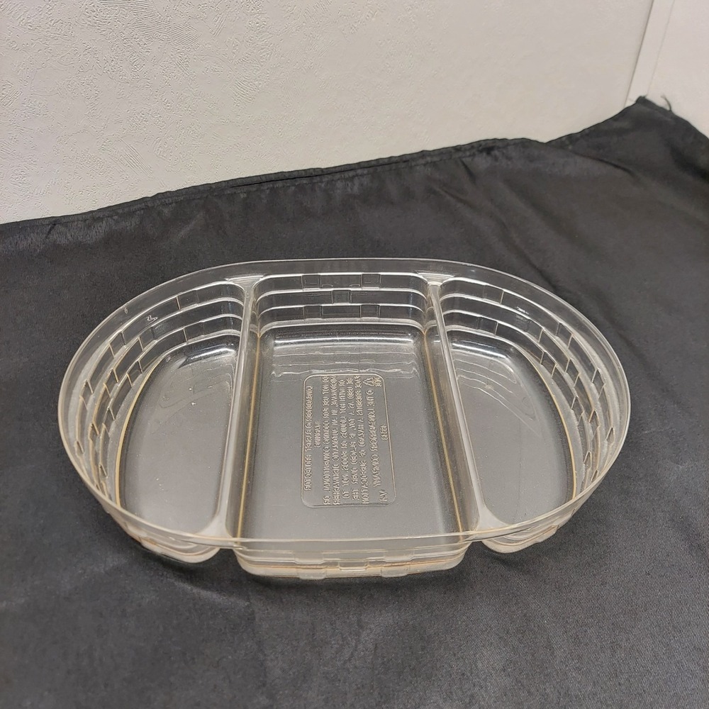 Longaberger Large DAILY BLESSINGS Basket Divided Plastic Protector Liner 45543